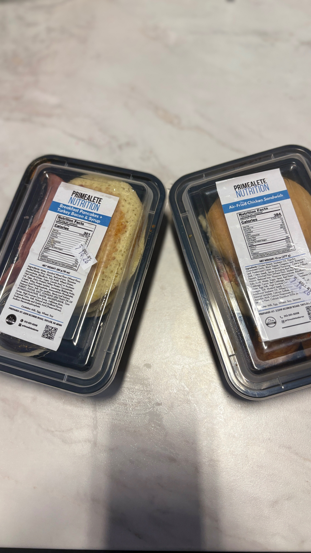 Fresh meal prep containers — balanced, ready-to-eat meals