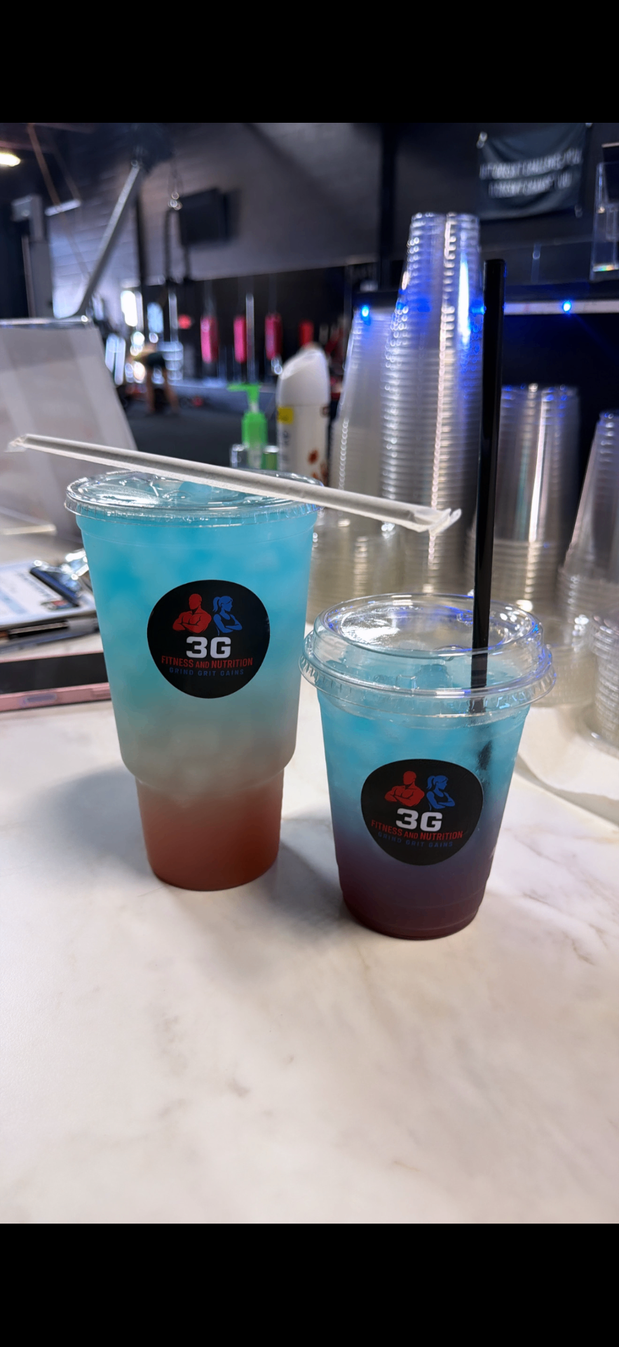 Mega Teas — Blue Raz · Ice Pop · signature blends